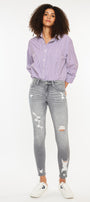 Brody Mid Rise Ankle Skinny Jeans - Official Kancan USA
