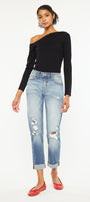 Euphoria High Rise Boyfriend Jeans - Official Kancan USA