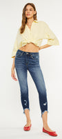 Christina High Rise Ankle Skinny Jeans - Official Kancan USA