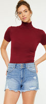 Farah High Rise Mom Shorts - Official Kancan USA