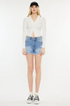 Farah High Rise Mom Shorts - Official Kancan USA