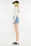 Farah High Rise Mom Shorts - Official Kancan USA