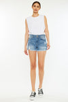Farah High Rise Mom Shorts - Official Kancan USA