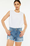 Farah High Rise Mom Shorts - Official Kancan USA