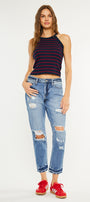 Artemis High Rise Boyfriend Jeans - Official Kancan USA