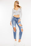 Bonnie High Rise Boyfriend Jeans - Official Kancan USA