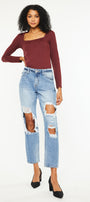 Bonnie High Rise Boyfriend Jeans - Official Kancan USA