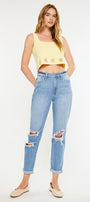 Bridget Ultra High Rise Mom Jeans - Official Kancan USA
