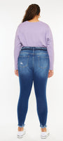 Haydee High Rise Ankle Skinny Jeans (Plus Size) - Official Kancan USA