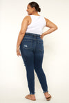 Haydee High Rise Ankle Skinny Jeans (Plus Size) - Official Kancan USA