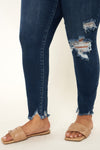 Haydee High Rise Ankle Skinny Jeans (Plus Size) - Official Kancan USA