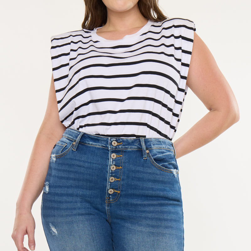 Tammy Ultra High Rise Bermuda Shorts (Plus Size)