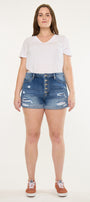 Lyric Ultra High Rise Shorts (Plus Size) - Official Kancan USA