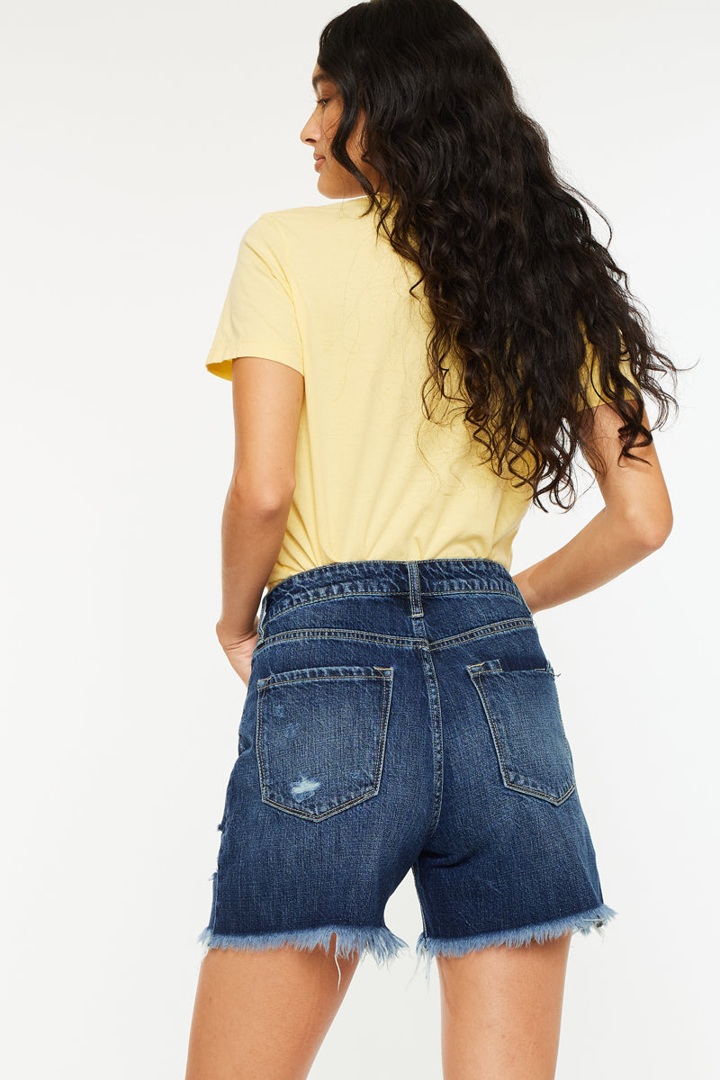 Jansen Ultra High Rise Boyfriend Shorts - Official Kancan USA