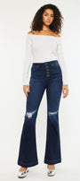 Dixie Ultra High Rise Flare Jeans (Petite) - Official Kancan USA