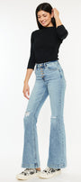 Dixie Ultra High Rise Flare Jeans (Petite) - Official Kancan USA