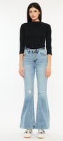 Dixie Ultra High Rise Flare Jeans (Petite) - Official Kancan USA