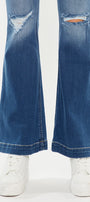 Dixie Ultra High Rise Flare Jeans (Petite) - Official Kancan USA
