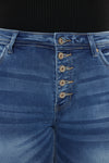 Klover Mid Rise Slim Straight Leg Jeans (Plus Size) - Official Kancan USA