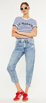 Harvey Ultra High Rise Mom Jeans - Official Kancan USA