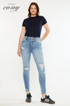 Simone Ultra High Rise Ankle Skinny Jeans - Curvy