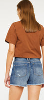 Krissy Ultra High Rise Mom Shorts - Official Kancan USA