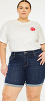 Chance Mid Rise Shorts (Plus Size) - Official Kancan USA