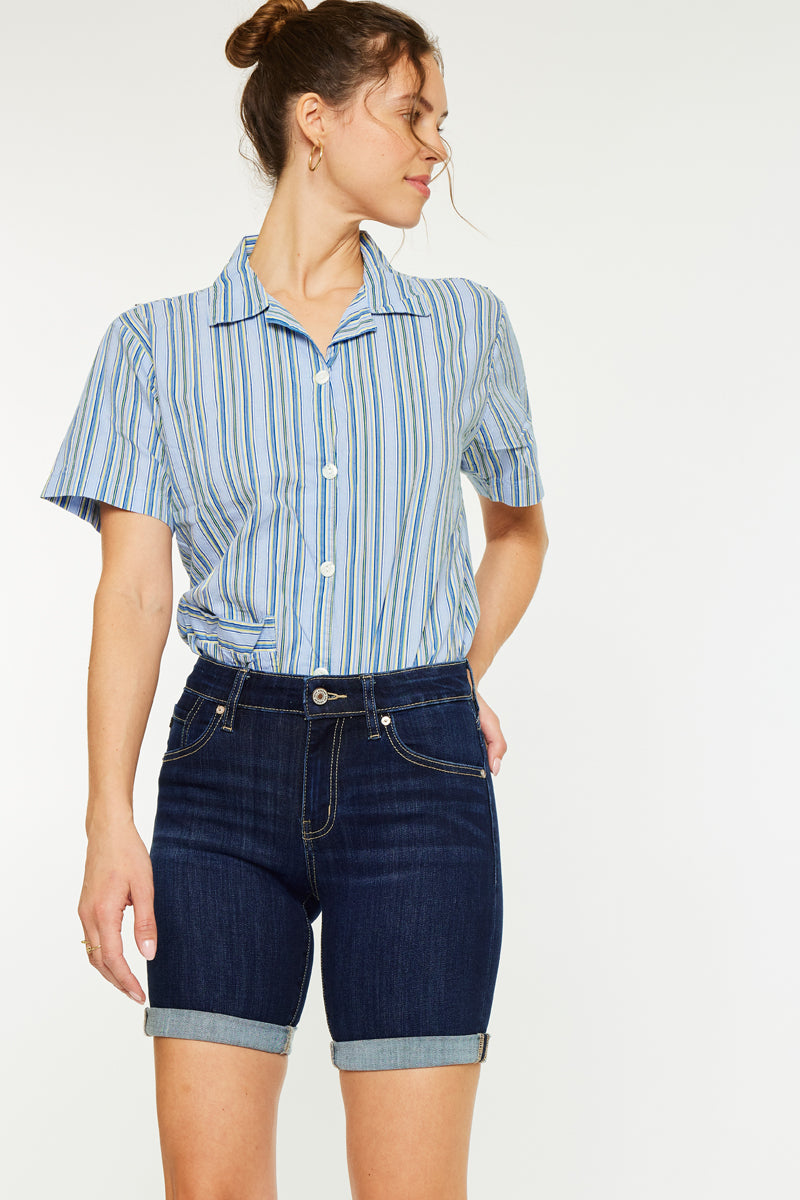 Kandie Mid Rise Bermuda Shorts - Official Kancan USA
