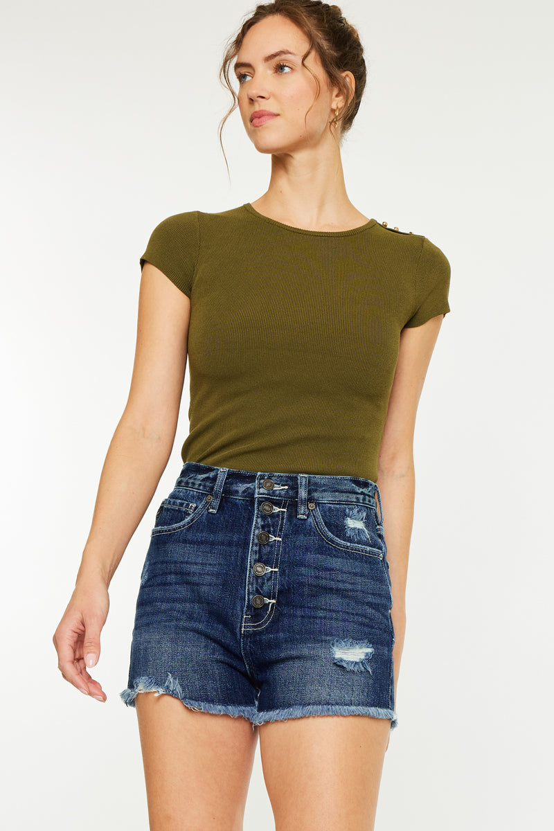 Sofia Ultra High Rise Shorts - Official Kancan USA