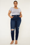 Taly High Rise Super Skinny Jeans (Plus Size) - Official Kancan USA