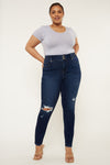 Taly High Rise Super Skinny Jeans (Plus Size) - Official Kancan USA