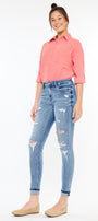 Amanda High Rise Ankle Skinny Jeans - Official Kancan USA