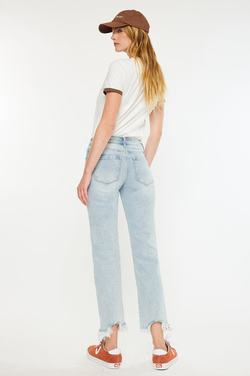 Thelma High Rise Slim Straight Leg Jeans - Official Kancan USA