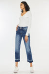 Georgia Ultra High Rise Slim Straight Jeans