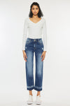Georgia Ultra High Rise Slim Straight Jeans