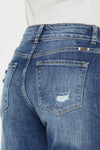 Georgia Ultra High Rise Slim Straight Jeans