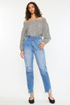 Angel Ultra High Rise Paperbag Mom Jeans