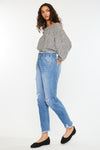 Angel Ultra High Rise Paperbag Mom Jeans