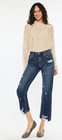 Trevie Ultra High Rise Straight Leg Jeans - Official Kancan USA