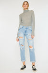 Delta Mid Rise Boyfriend Jeans - Official Kancan USA