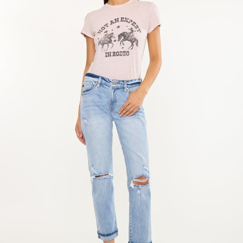 Amie High Rise Boyfriend Jeans