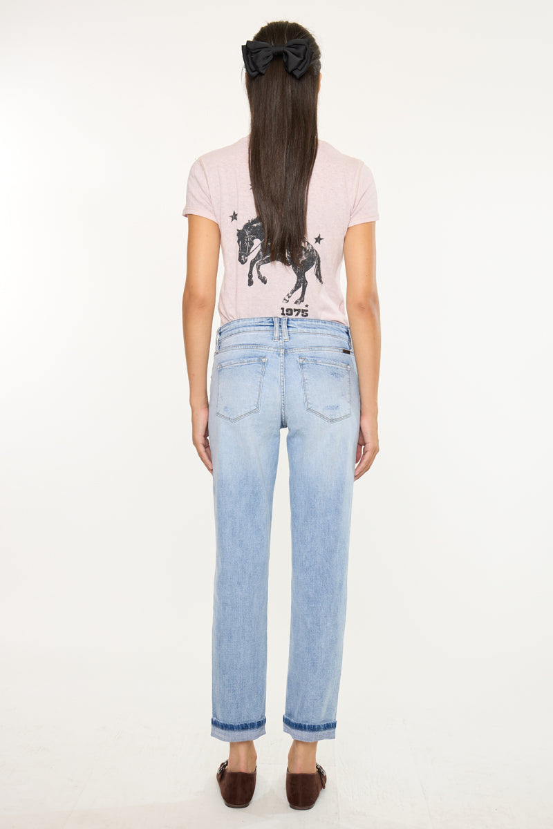 Amie High Rise Boyfriend Jeans - Official Kancan USA