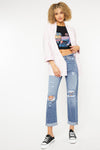 Lowell Mid Rise Classic Boyfriend Jeans - Official Kancan USA