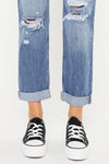 Lowell Mid Rise Classic Boyfriend Jeans - Official Kancan USA