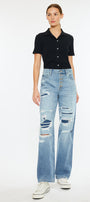 Maddie Ultra High Rise 90's Boyfriend Jeans - Official Kancan USA