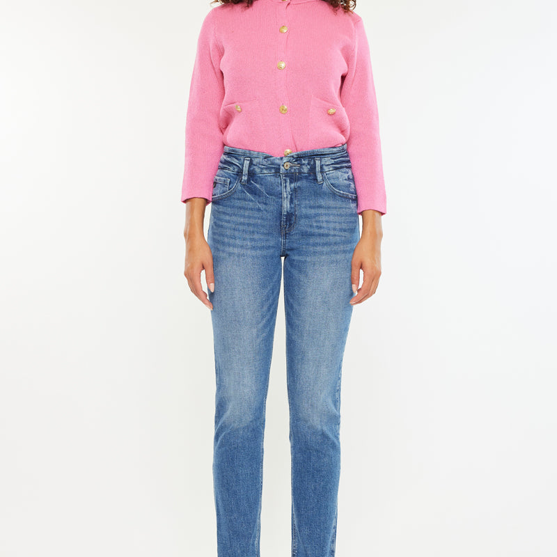 Rufan High Rise Mom Jeans - Official Kancan USA
