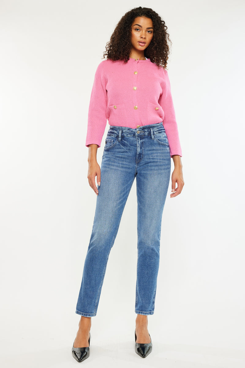 Rufan High Rise Mom Jeans - Official Kancan USA