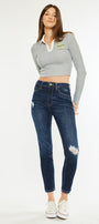 Alicia High Rise Cigarette Leg Jeans - Official Kancan USA