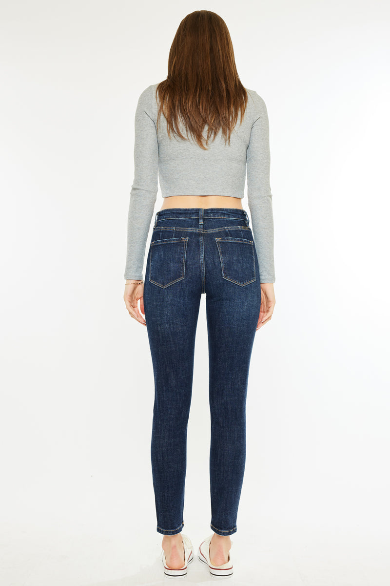 Alicia High Rise Cigarette Leg Jeans - Official Kancan USA