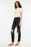 Norrine High Rise Slim Straight Leg Jeans